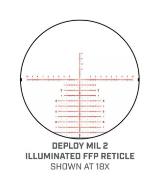 Visor BUSHNELL MATCH PRO ED 3-18x50 Side Focus Deploy MIL 2 FFP ilum.