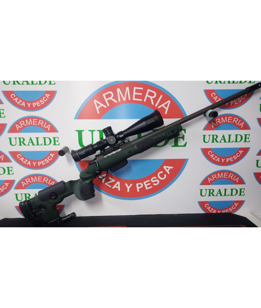 Rifle de cerrojo Tikka T3X Super Varmint con visor Arken - 6.5 PRC
