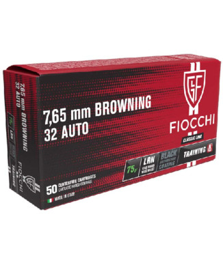 Munición FIOCCHI Classic - 7.65 BROW. - 75 grains - punta de plomo