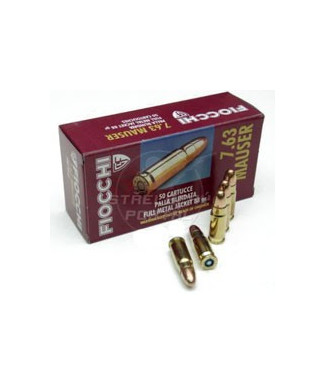 Munición FIOCCHI - 7.63 Mauser - 88 grains - FMJ