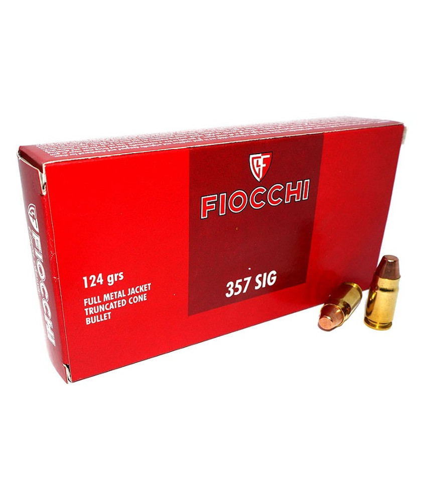 Munición FIOCCHI Classic - 357 SIG - 124 grains - FMJTC