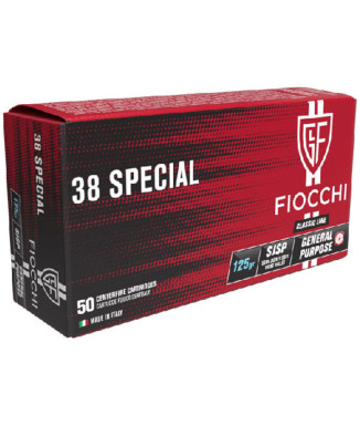 Munición FIOCCHI Classic - 38 S&W Special - 125 grains - SJSP