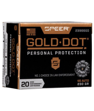 Munición SPEER Gold Dot - 45 ACP - 230 grains - GDHP