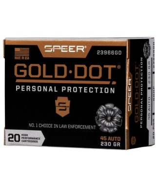 Munición SPEER Gold Dot - 45 ACP - 230 grains - GDHP