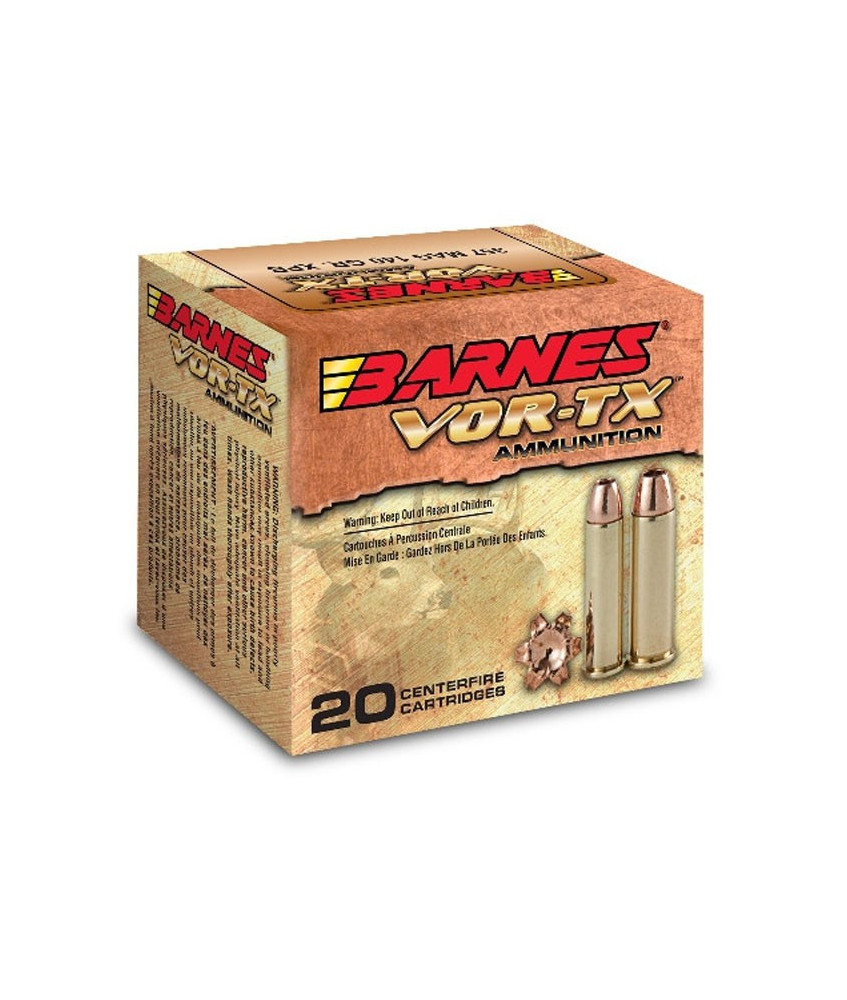 Munición metálica BARNES VOR-TX - 44 Rem. Mag. - 225 grains