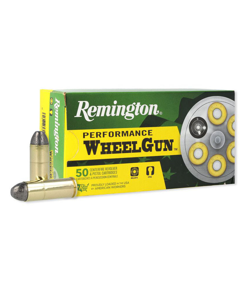 Munición metálica REMINGTON Performance WheelGun - 45 Colt - 250 grains - LRN