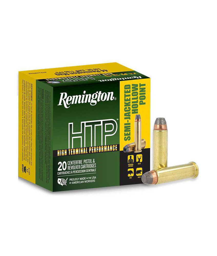 Munición metálica REMINGTON HTP - 44 Rem. Mag. - 240 grains - SJSP