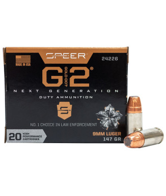 Munición SPEER Gold Dot G2 - 9mm. - 147 grains - G2