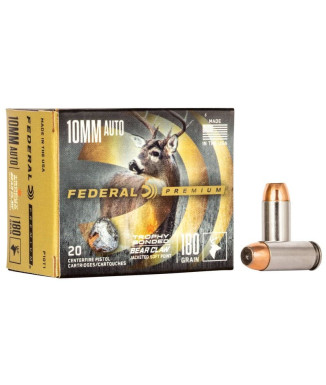 Munición metálica FEDERAL Trophy Bonded Bear Claw - 10mm....