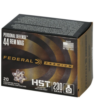 Munición FEDERAL Personal Defense HST - 44 Rem. Mag. - 230 grains - JHP