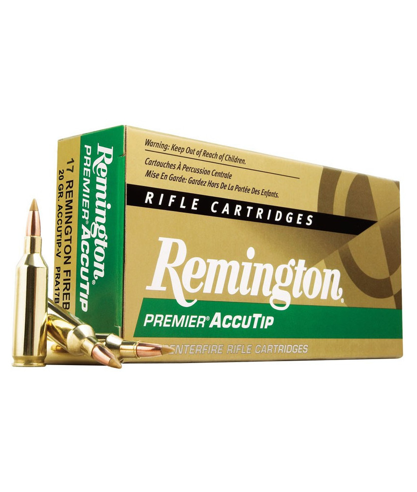 Munición metálica REMINGTON PREMIER ACCUTIP-V - 22-250 - 50 grains