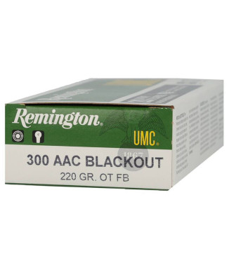 Munición metálica REMINGTON UMC - 300 AAC Blk - 220 grains - OT FB