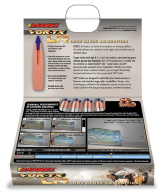 Munición metálica BARNES VOR-TX LR - 7mm. Rem Mag. - 139 grains