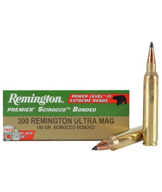 Munición metálica REMINGTON SCIROCCO BONDED - 300 RUM - 180 grains