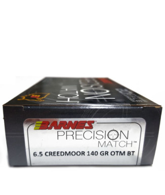 Munición metálica BARNES PRECISION MATCH - 6.5 Creedmoor - 140 grains