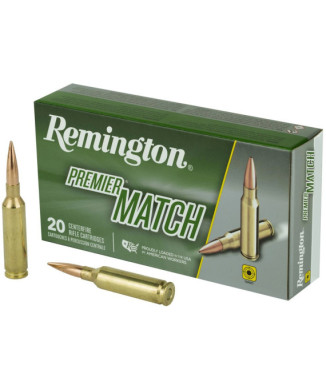 Munición metálica REMINGTON PREMIER MATCH - 6.5 Creedmoor - 140 grains