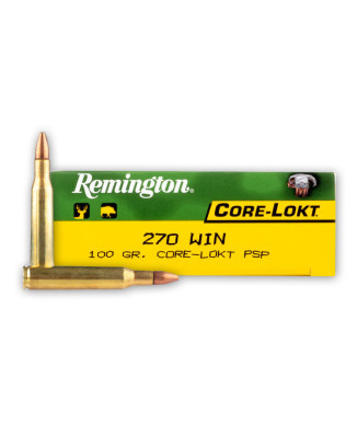 Munición metálica REMINGTON CORE-LOKT - 270 Win. - 100 grains