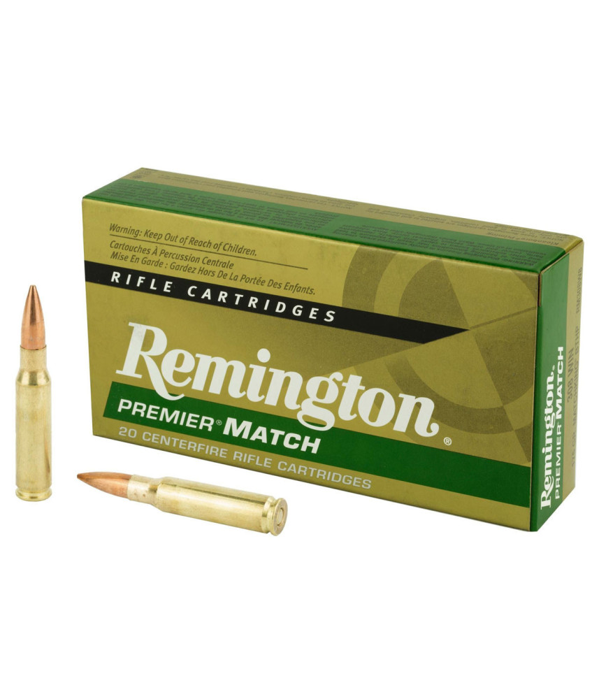 Munición metálica REMINGTON PREMIER MATCH - 308 Win. - 175 grains