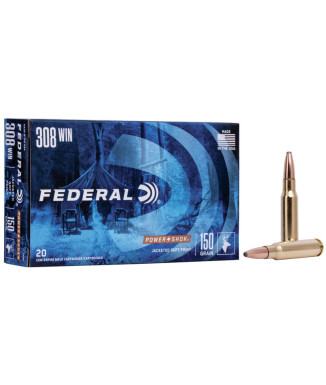 Munición metálica FEDERAL Power-Shok - 308 Win. - 150...