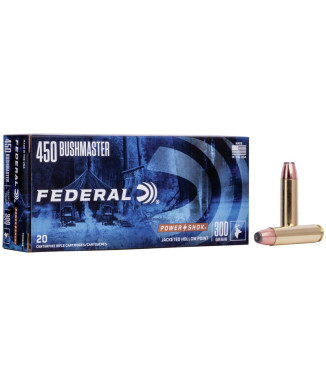 Munición metálica FEDERAL Power-Shok - 450 Bushmaster - 300 grains - SP