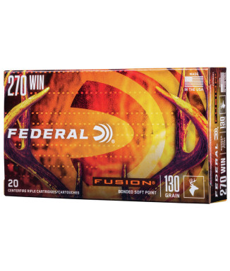 Munición metálica FEDERAL Fusion - 270 Win. - 130 grains