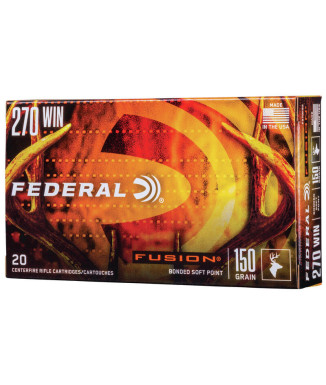 Munición metálica FEDERAL Fusion - 270 Win. - 150 grains