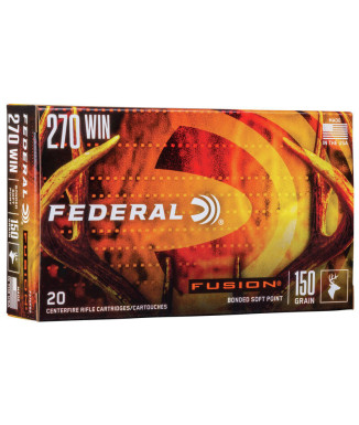 Munición metálica FEDERAL Fusion - 270 Win. - 150 grains