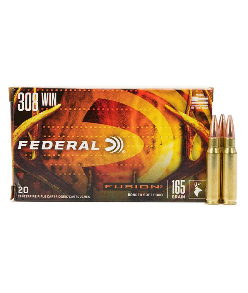 Munición metálica FEDERAL Fusion - 308 Win. - 165 grains