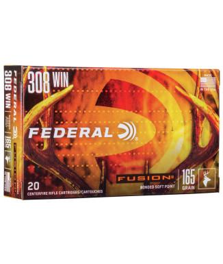 Munición metálica FEDERAL Fusion - 308 Win. - 165 grains