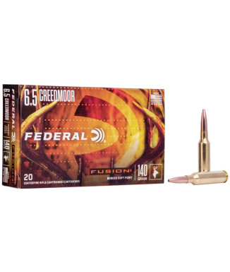 Munición metálica FEDERAL Fusion - 6.5 Creedmoor - 140 grains