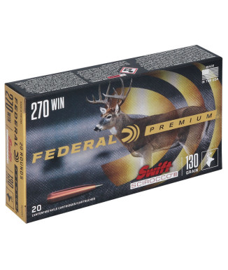 Munición metálica FEDERAL Swift Scirocco II - 270 Win. - 130 grains