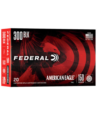 Munición metálica FEDERAL American Eagle - 300 AAC Blk -...
