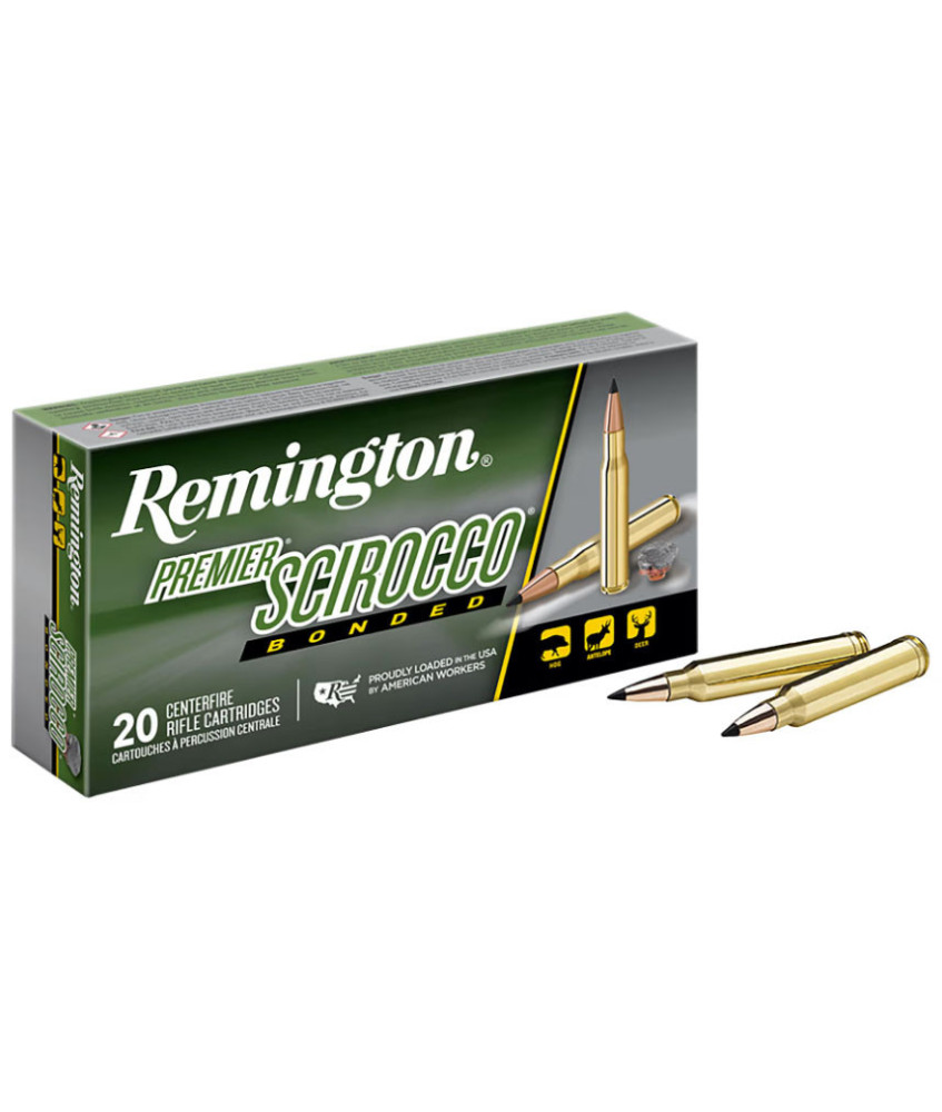 Munición metálica REMINGTON SCIROCCO BONDED - 30-06 - 180 grains