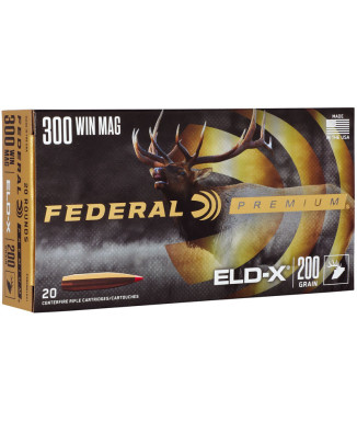 Munición metálica FEDERAL Hornady ELD-X - 300 Win. Mag. - 200 grains