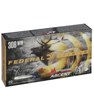 Munición metálica FEDERAL Terminal Ascent - 308 Win. - 175 grains