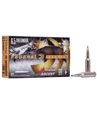 Munición metálica FEDERAL Terminal Ascent - 6.5 Creedmoor - 130 grains
