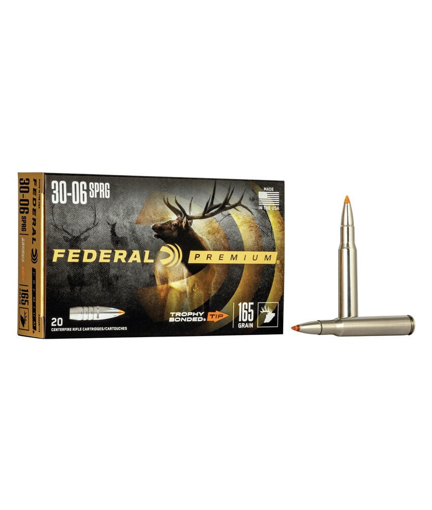 Munición metálica FEDERAL Trophy Bonded Tip - 30-06 - 165 grains