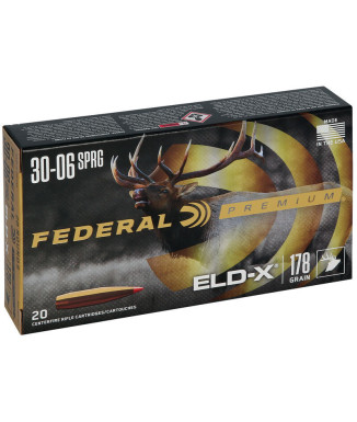 Munición metálica FEDERAL Hornady ELD-X - 30-06 - 178 grains