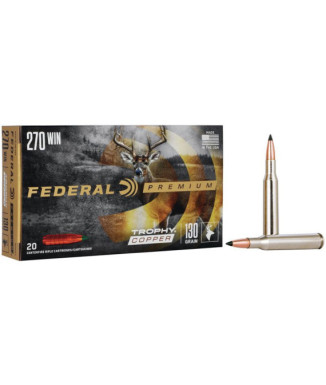 Munición metálica FEDERAL Trophy Copper - 270 Win. - 130 grains