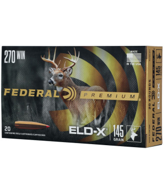 Munición metálica FEDERAL Hornady ELD-X - 270 Win. - 145 grains