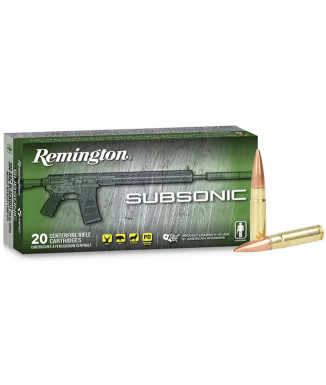 Munición metálica REMINGTON Subsonic - 300 AAC Blk - 220...