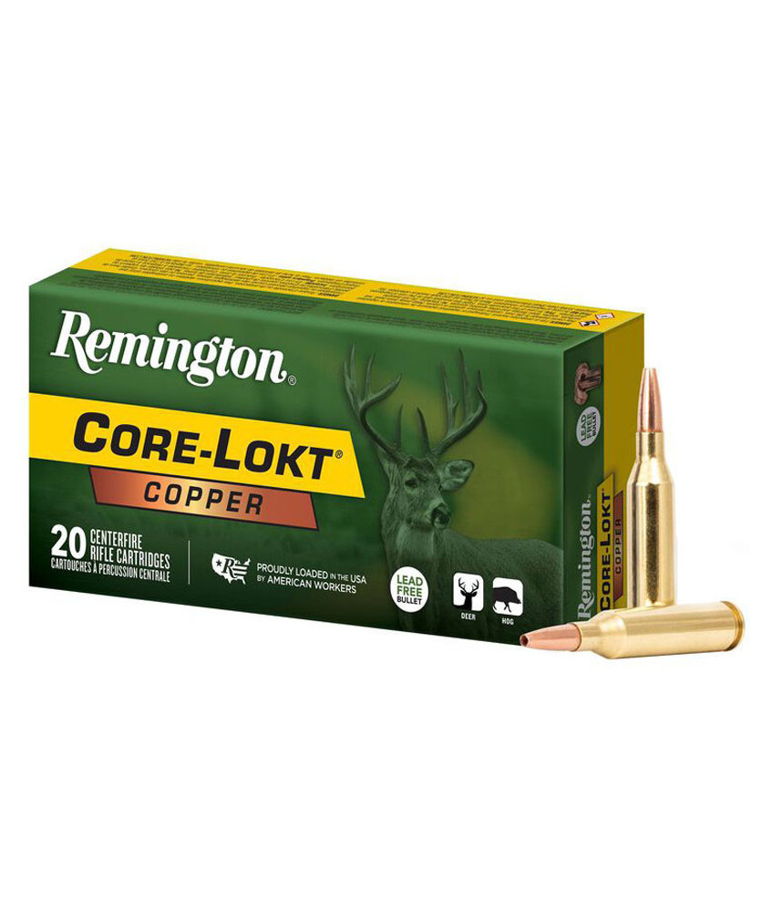 Munición metálica REMINGTON Core-Lokt Copper HP - 243 Win. - 85 grains