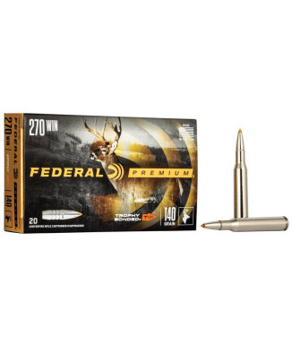 Munición metálica FEDERAL Trophy Bonded Tip - 270 Win. - 140 grains