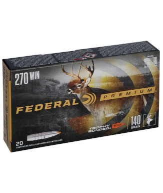 Munición metálica FEDERAL Trophy Bonded Tip - 270 Win. - 140 grains