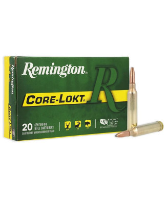 Munición metálica REMINGTON CORE-LOKT - 7mm. Rem. Mag. - 140 grains