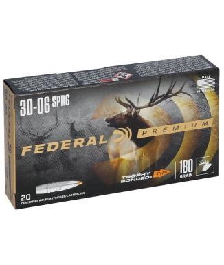 Munición metálica FEDERAL Trophy Bonded Tip - 30-06 - 180 grains