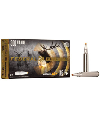 Munición metálica FEDERAL Trophy Bonded Tip - 300 Win. Mag. - 165 grains