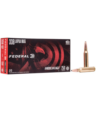 Munición metálica FEDERAL American Eagle - 338 Lapua Mag. - 250 grains - JSP