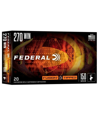 Munición metálica FEDERAL Fusion Tipped - 270 Win. - 150 grains