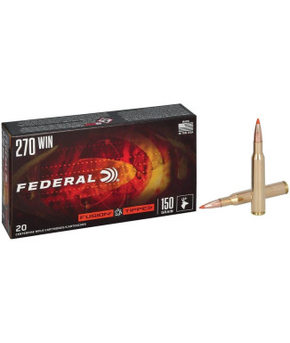 Munición metálica FEDERAL Fusion Tipped - 270 Win. - 150 grains